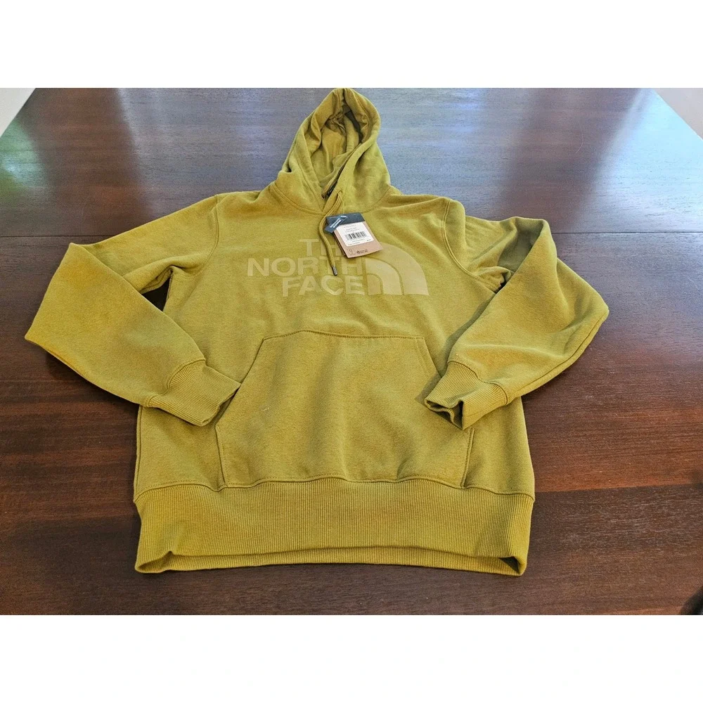The North Face Hoodie Mens S Sulphur Moss Half Dome Pullover NF0A7UNL OQS-S